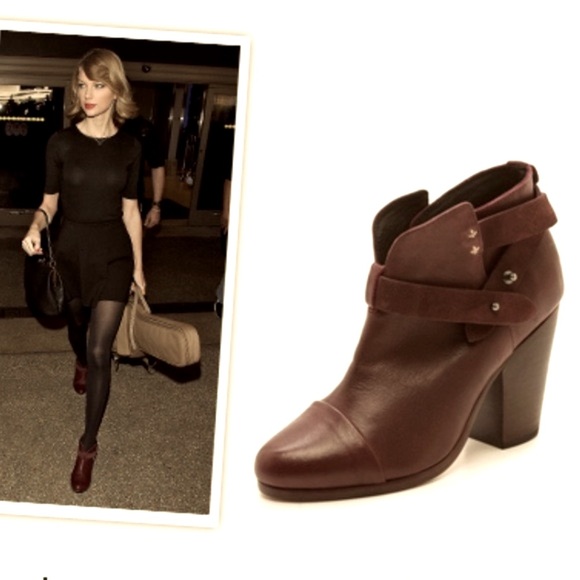 rag & bone Shoes - RAG & BONE HARROW BROWN DISTRESSED LEATHER ANKLE BOOTS SIZE EU 39